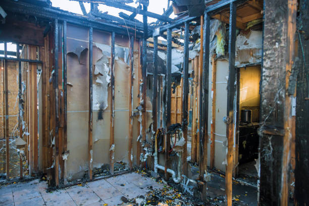 Professional Fire Damage Restoration technician working in Red Bank, SC